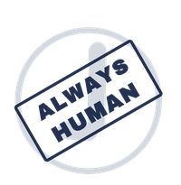 Always Human - no AI voice cloning